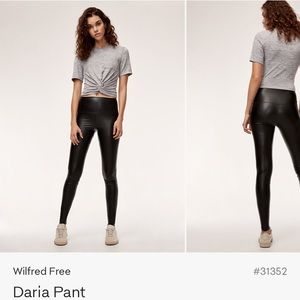Aritzia Wilfred Free Daria Pants